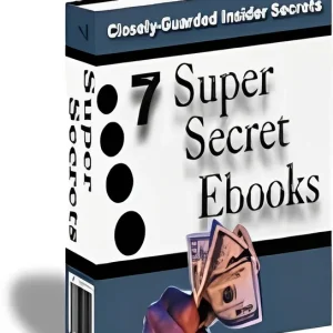 eCover representing 7 Super Secrets Ebooks  with Master Resell Rights