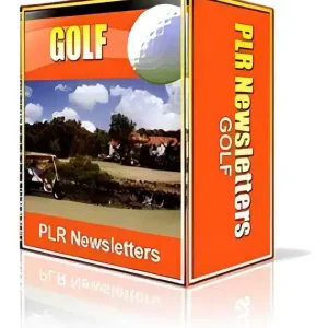 eCover representing Golf Niche Newsletters  with Personal Use Rights