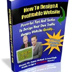 eCover representing How To Design A Profitable Website eBooks & Reports with Master Resell Rights