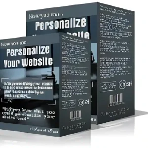 eCover representing Personalize Your Website with Master Resell Rights