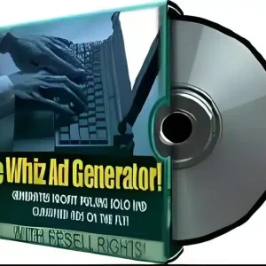 eCover representing eWhiz Ad Generator!  with Master Resell Rights