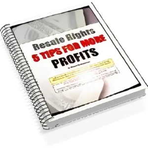 eCover representing 5 Tips For More Profits eBooks & Reports with Resell Rights