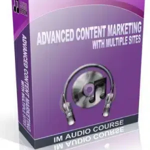 eCover representing Advanced Content Marketing With Multiple Sites Audio & Music with Private Label Rights