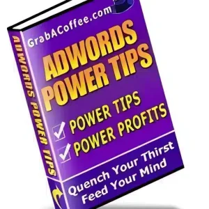 eCover representing Adwords Power Tips eBooks & Reports with Resell Rights