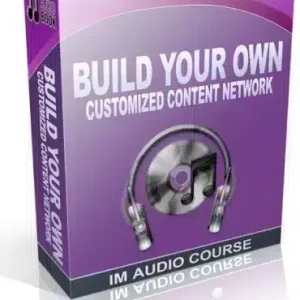 eCover representing Build Your Own Customized Content Network Audio & Music with Private Label Rights