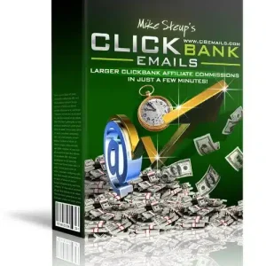 eCover representing ClickBank eMails Articles, Newsletters & Blog Posts with Master Resell Rights