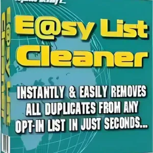 eCover representing Easy List Cleaner Software & Scripts with Master Resell Rights