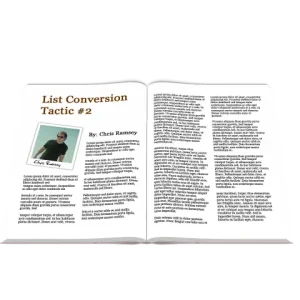 eCover representing List Conversion Tactics Articles, Newsletters & Blog Posts with Master Resell Rights