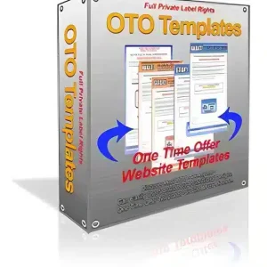 eCover representing One Time Offer Website Templates  with Private Label Rights