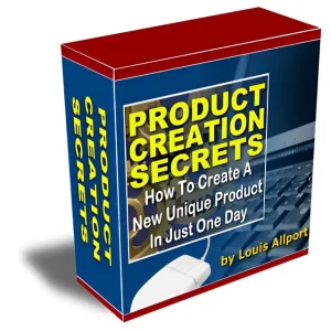 eCover representing Product Creation Secrets Videos Videos, Tutorials & Courses with Master Resell Rights