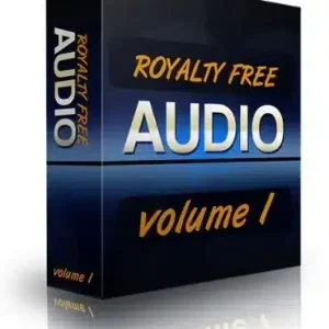 eCover representing Royalty Free Audio Volume 1 Audio & Music with Private Label Rights