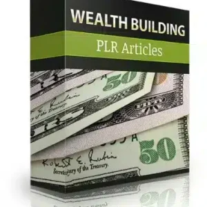 eCover representing Wealth Building PLR Articles  with Private Label Rights
