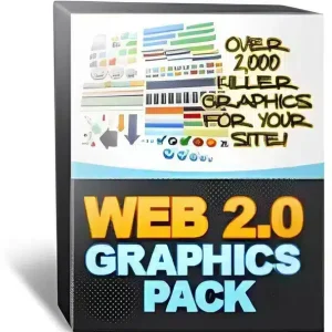 eCover representing Web 2.0 Graphics Pack with Personal Use Rights