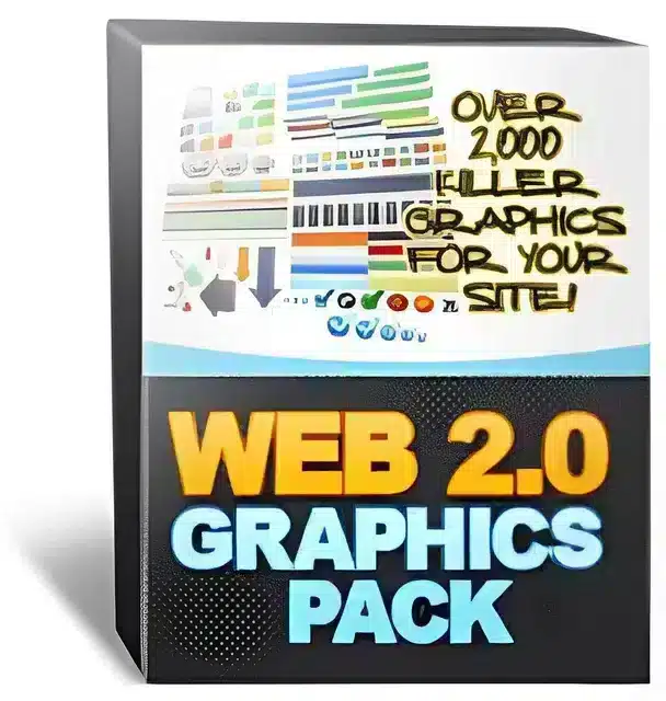 eCover representing Web 2.0 Graphics Pack with Personal Use Rights