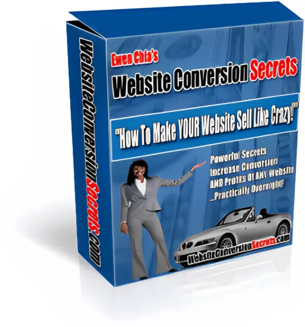 eCover representing Website Conversion Secrets eBooks & Reports with Master Resell Rights